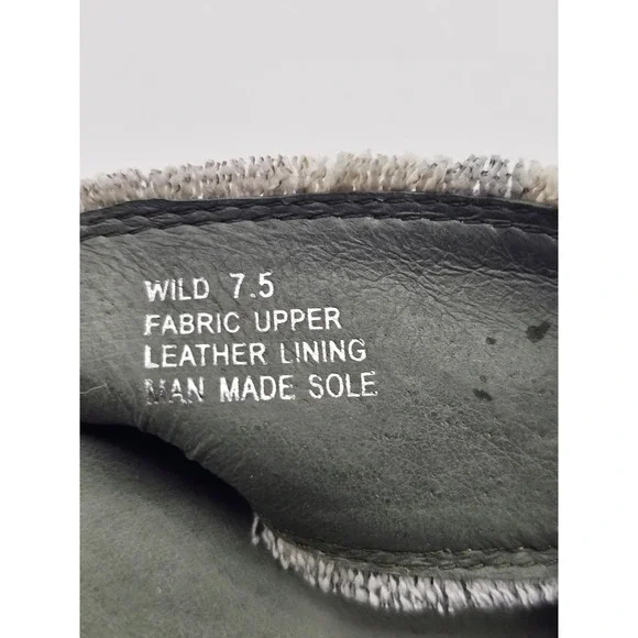 Chocolat Blu Women's Wild Denim Camo Wedge Heel Sandal  Size 7.5 - Picture 8 of 10